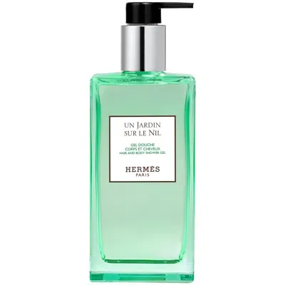 Hermes Un Jardin Sur Le Nil Hair And Body Shower Gel Bott 200ml In White