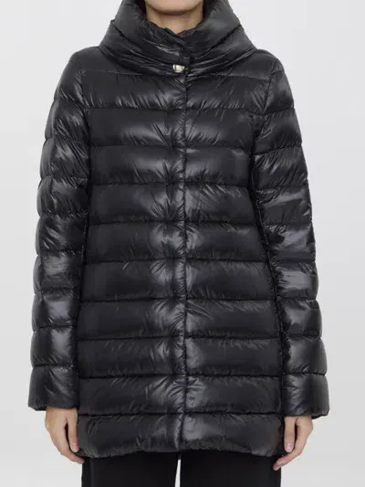 Herno Amelia Down Jacket In Nylon In Black