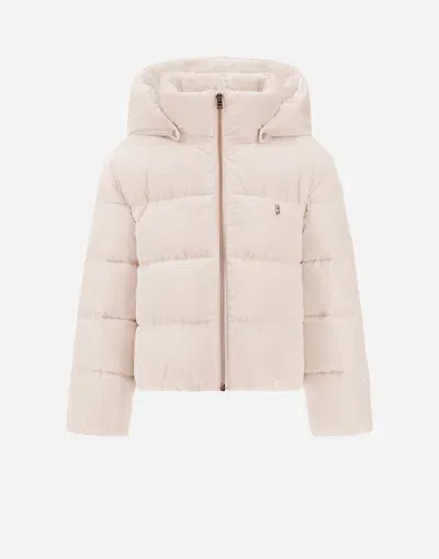 Herno Kids' Bomber Jacket In Taffeta In Pink