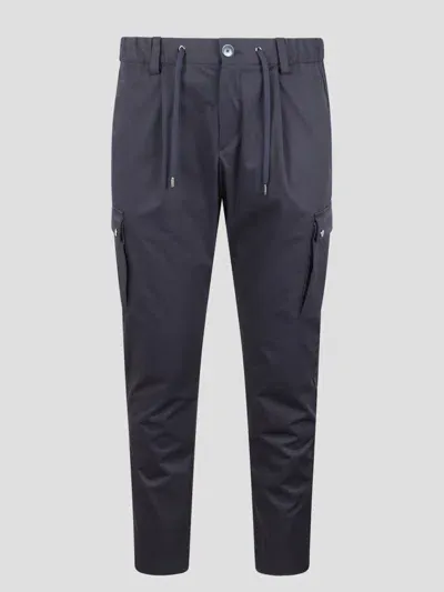 Herno Cotton Feel Resort Trousers In Black