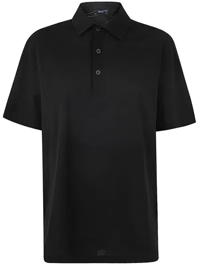 Herno Crepe Polo Clothing In Black