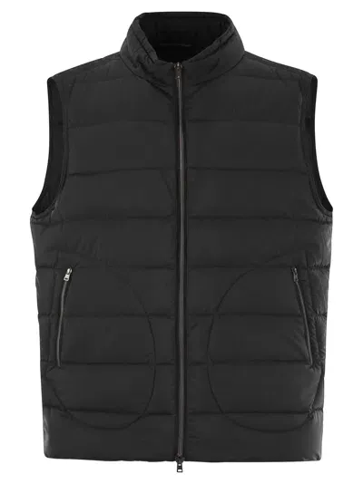 Herno Down-filled Waistcoat In Black