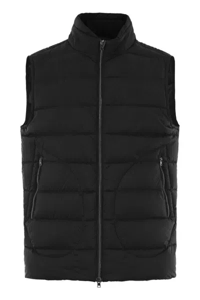 Herno Down Waistcoat In Black