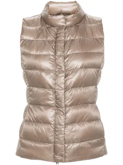 Herno Giulia Gilet In Neutral