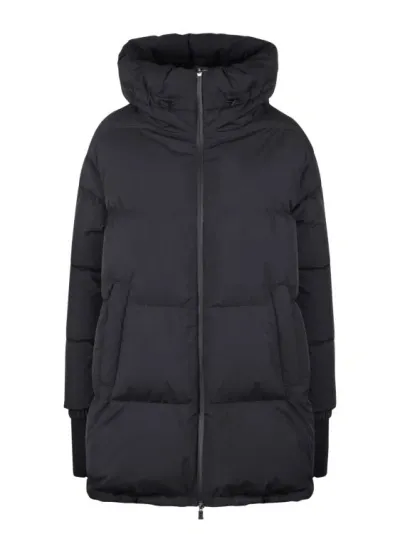 Herno Laminar Couture Engineering Down Jacket In Black