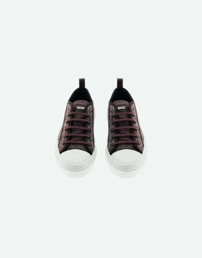 Herno Monogram Trainers In Dark Taupe