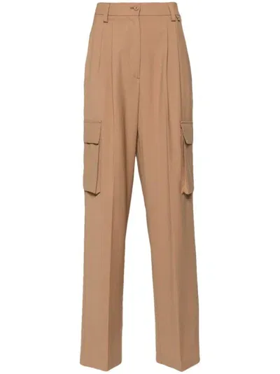 Herno Tailored Trousers In Beige