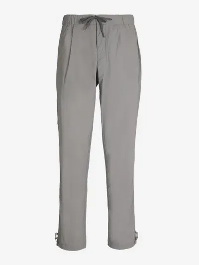 Herno Technical Joggers With Grippers In Grey