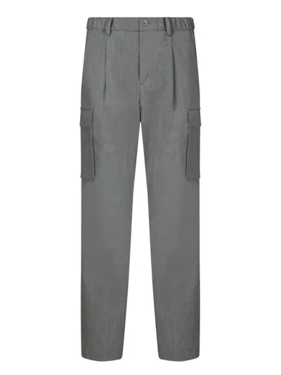 Herno Trousers In Grey