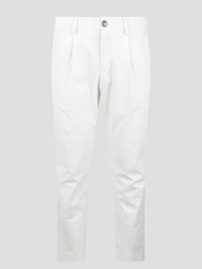 Herno Unwashed Lightweight Scuba Pants In White