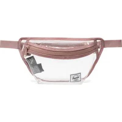 Herschel Supply Co . Classic Clear Belt Bag In Ash Rose