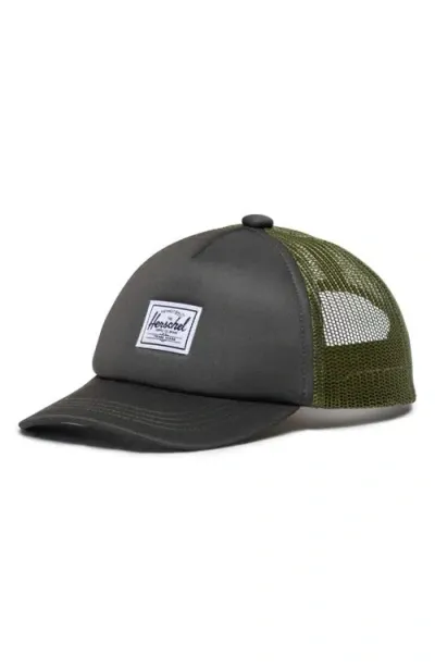 Herschel Supply Co Kids' . Whaler Mesh Trucker Hat In Black