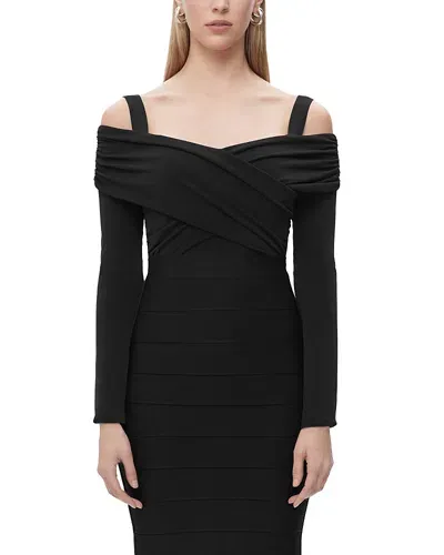 Herve Leger The Ellen Top In Black