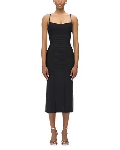 Herve Leger The Melody Dress In Black