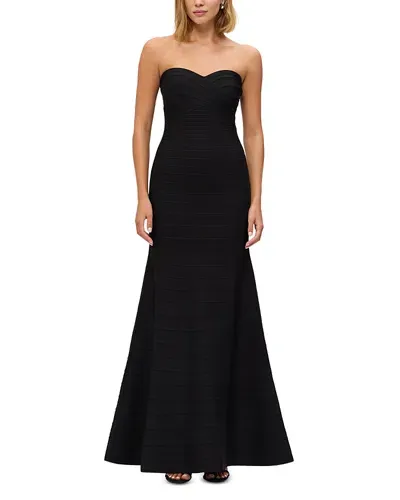 Herve Leger The Sara Gown In Black