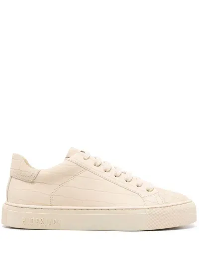 Hide & Jack Essence Leather Sneakers In Neutrals