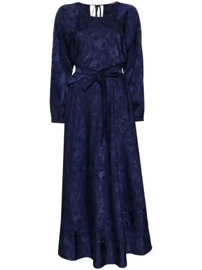 High Favourite Panelled Dress In Blue