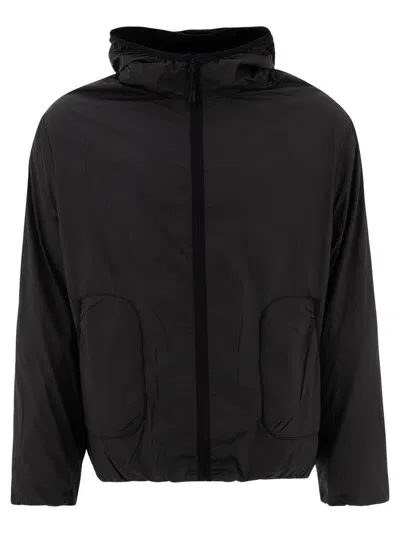 Hiking Patrol Windproof Hooded Jacket In Black