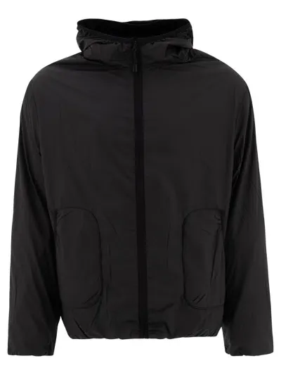 Hiking Patrol Windproof Hooded Jacket Jackets In Black