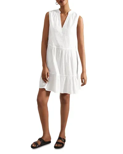 Hobbs London Soho Swing Dress In White