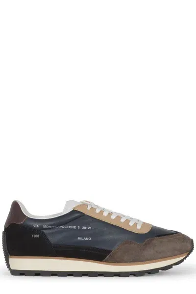 Hogan Sneakers  86er Brownblackblue In Brown,black,blue