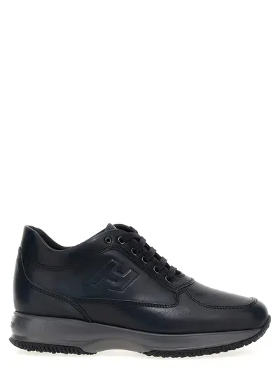 Hogan Interactive H Sneakers In Black