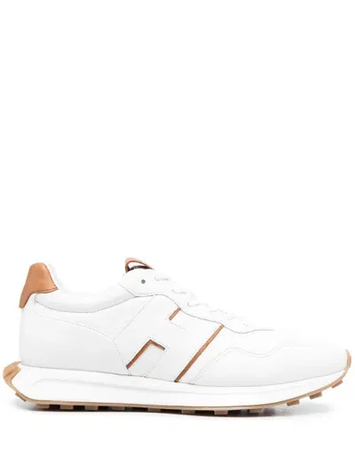 Hogan Pre H601 Leather Sneakers In White