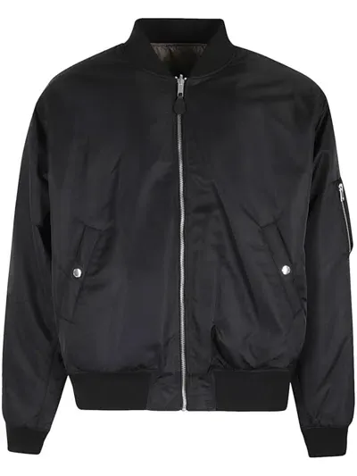 Hogan Reversible Bomber Jacket In Black