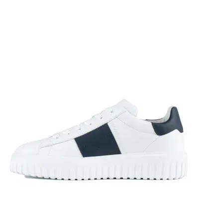 Hogan Sneakers H-stripes White Blue In White, Blue