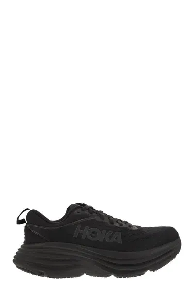 Hoka Bondi 8 - Ultra-shortened Sports Shoe In Black