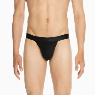 Hom Classic Tanga Brief In Black