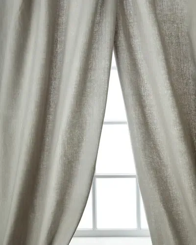 Home Silks Skye Curtain Panels, 96"l In Grey