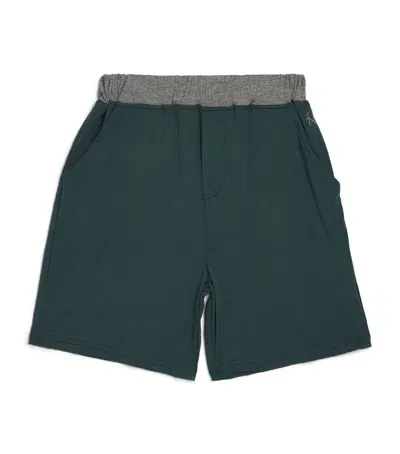 Homebody Kids' Sunny Pyjama Shorts In Green