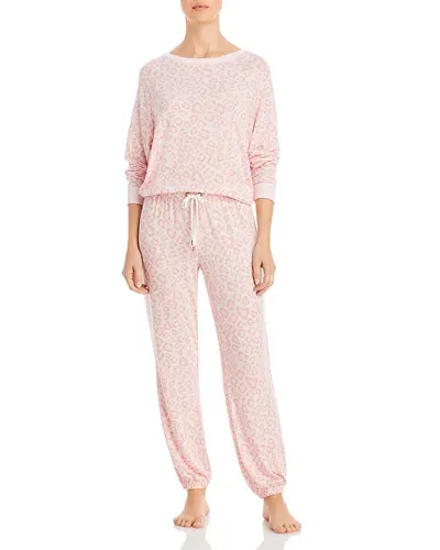 Honeydew Star Seeker Pajama Set In Pink Pure Leopard - Exclusive In Pink/pure Leopard -  Exclusive