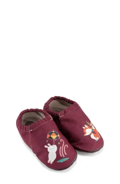 Hopfrög Kids'  Jack Rabbit Barefoot Bootie In Magenta