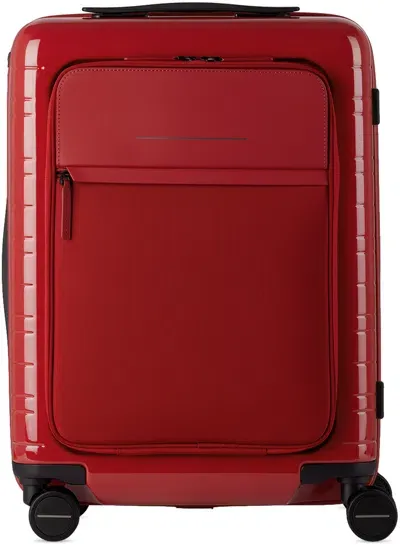 Horizn Studios レッド M5 Essential Cabin スーツケース 37l In Glossy Red