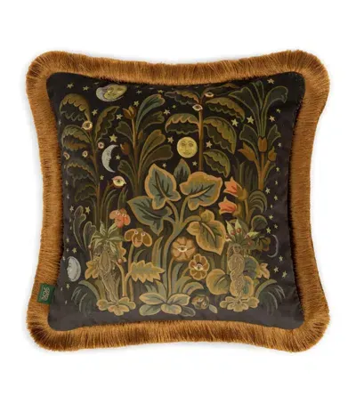 House Of Hackney Medium Moon Garden Cushion In Multi