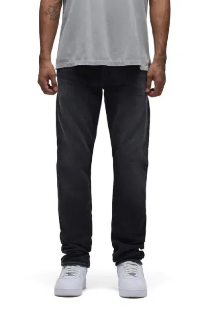 Hudson Jeans Blake Slim Straight Leg Jeans In Caviar