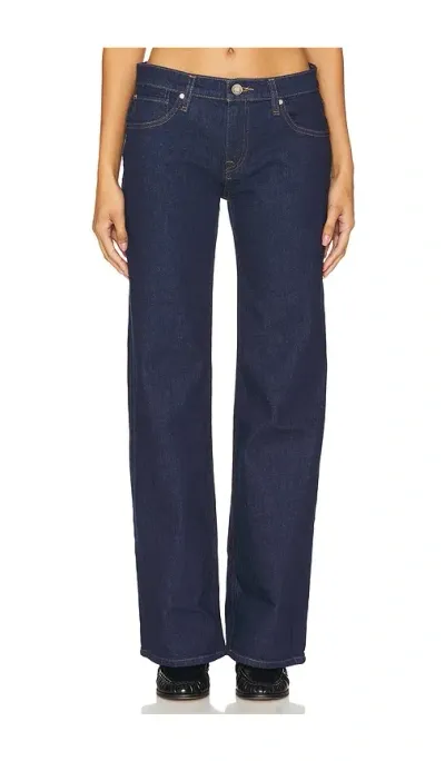 Hudson Kelli Mid Rise Loose Straight In Denim Rinse