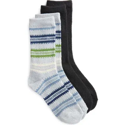 Hue Assorted 2-pack Femme Boot Socks In Blue