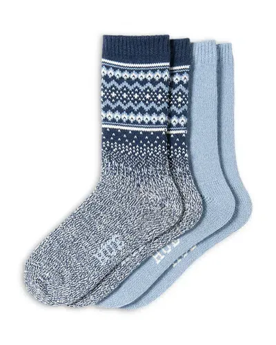 Hue Assorted 2-pack Crew Socks In Navy