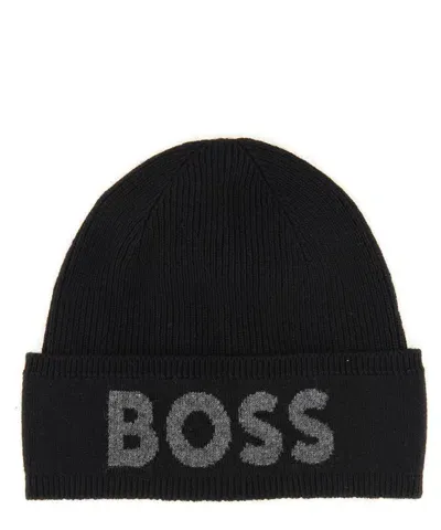 Hugo Boss Beanie In Black