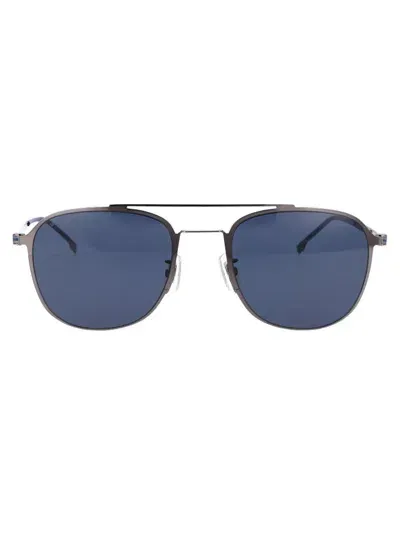 Hugo Boss Boss  Pilot Frame Sunglasses In Grey