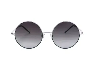 Hugo Boss Boss  Round Frame Sunglasses In Metallic