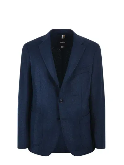 Hugo Boss Jacket In Blue