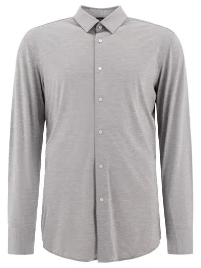 Hugo Boss Kent Shirts In Grey