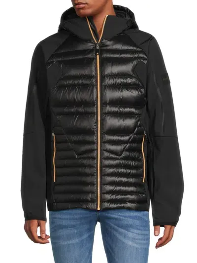 Hugo Boss Hooded Jacket In Black