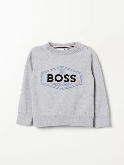 Hugo Boss Kids' Pullover Boss Kinder Farbe Grau