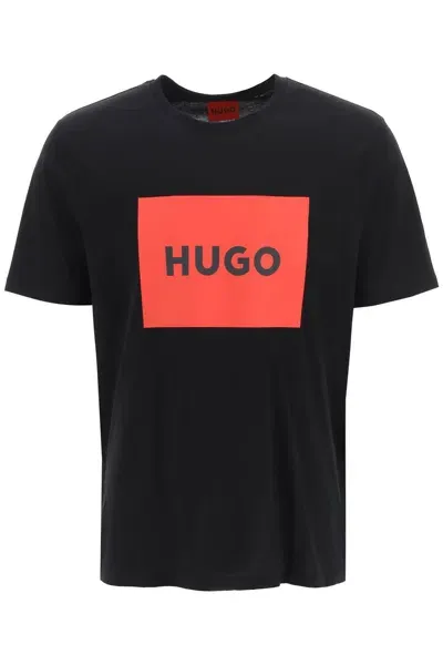 Hugo Dulive Crew Neck T Shirt Black