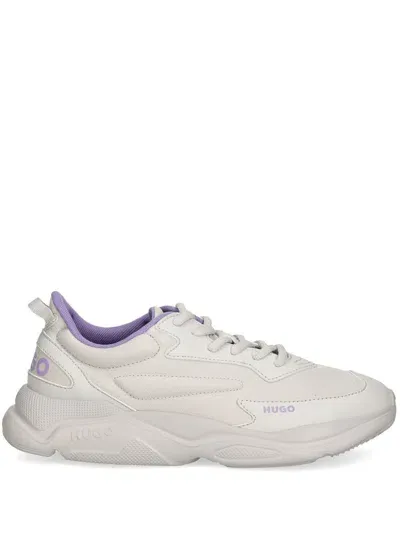 Hugo Leon Sneakers In White